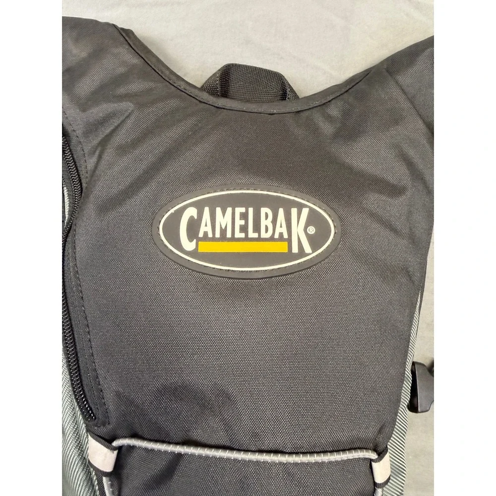 CamelBak Classic Hydration Pack Black Grey Hiking Biking Backpack with Tube Cap
